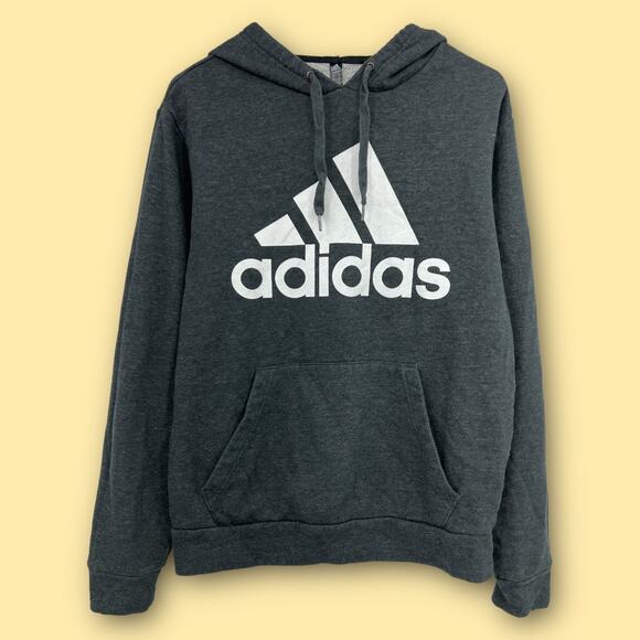 Adidas SMALL GOLF Men's Gray Screen Print Hoodie Sweater Sweatshirt Pullover - Picture 1 of 7